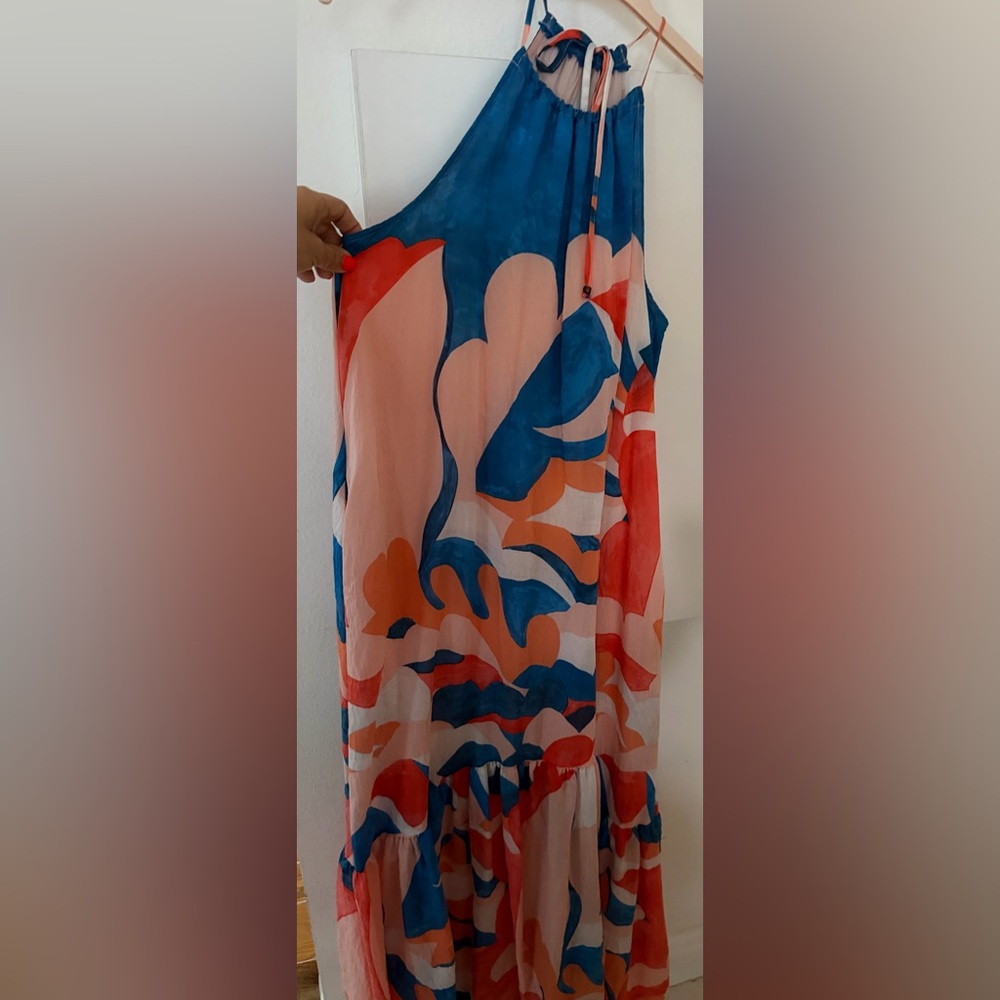 ANTHROPOLOGIE Colorful Abstract Print Dress by MAEVE